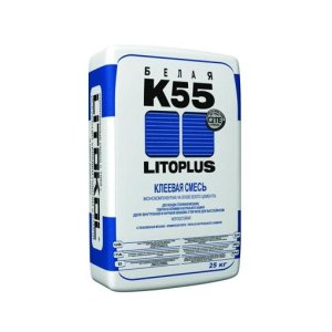 Клей плиточный Litoplus К55, белый, 25 кг Litokol (Литокол)