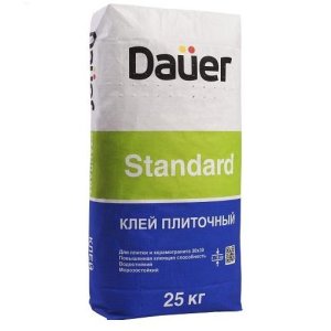 Клей для плитки и керамогранита Standard, 25 кг Dauer (Дауэр)